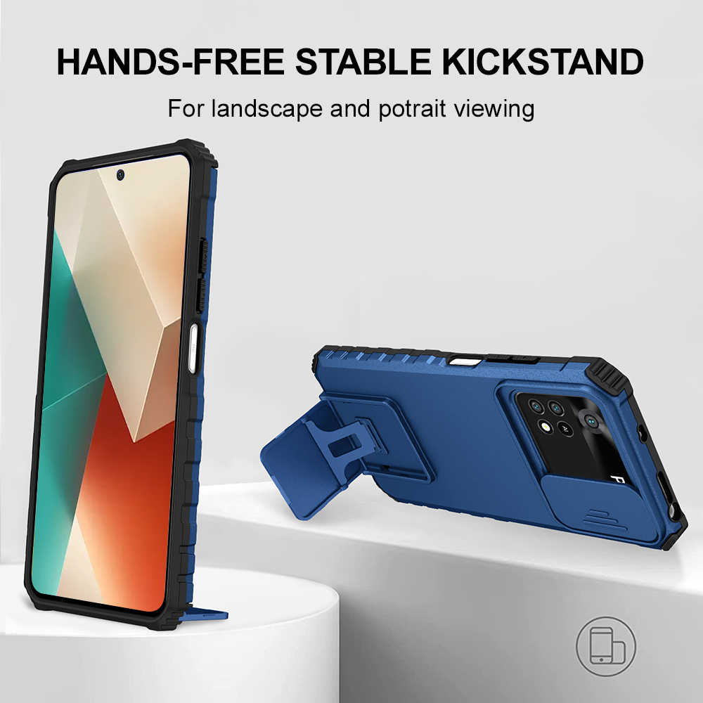 Kickstand Adjustable - حافظة هاتف مقاومة للصدمات لهاتف شاومي