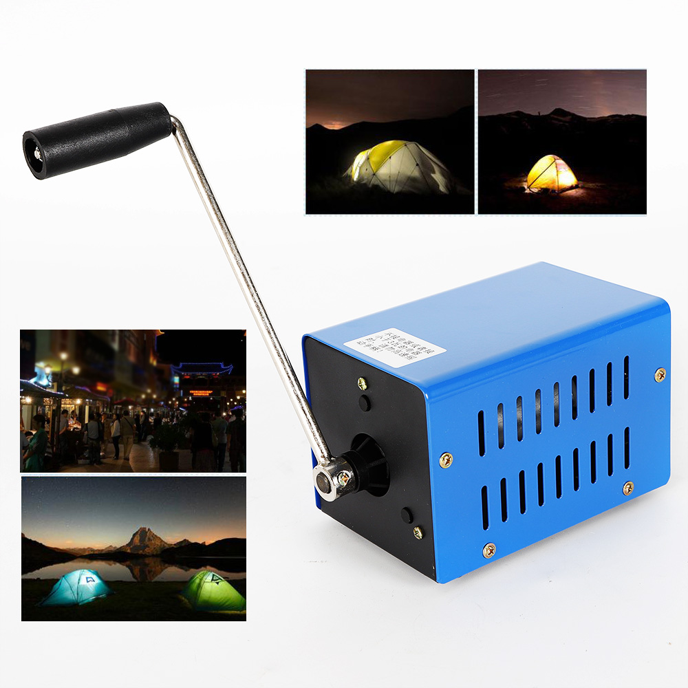 Usb Charger Dynamo - مولد شاحن كرنك يدوي متعدد الوظائف
