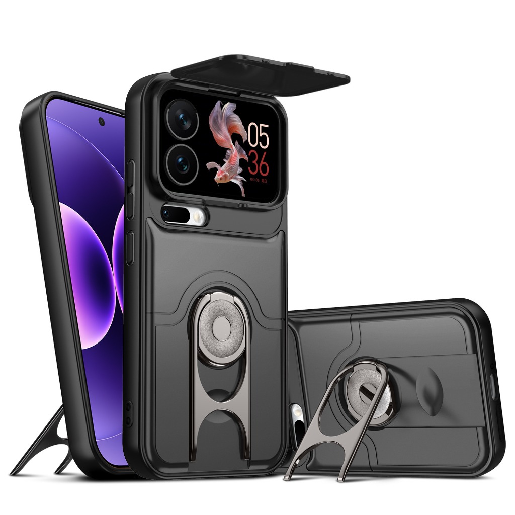 Kickstand Adjustable - غطاء حماية للكاميرا مع حامل حلقي