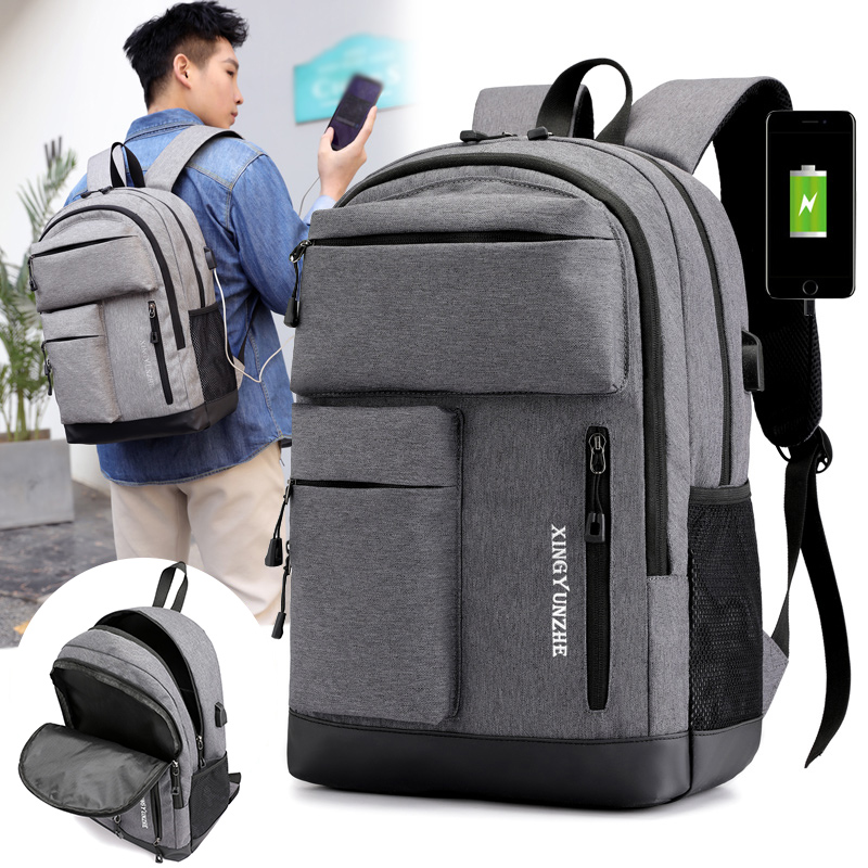 Cycling Commuter Backpack Laptop - الرجال النساء USB شحن على ظهره