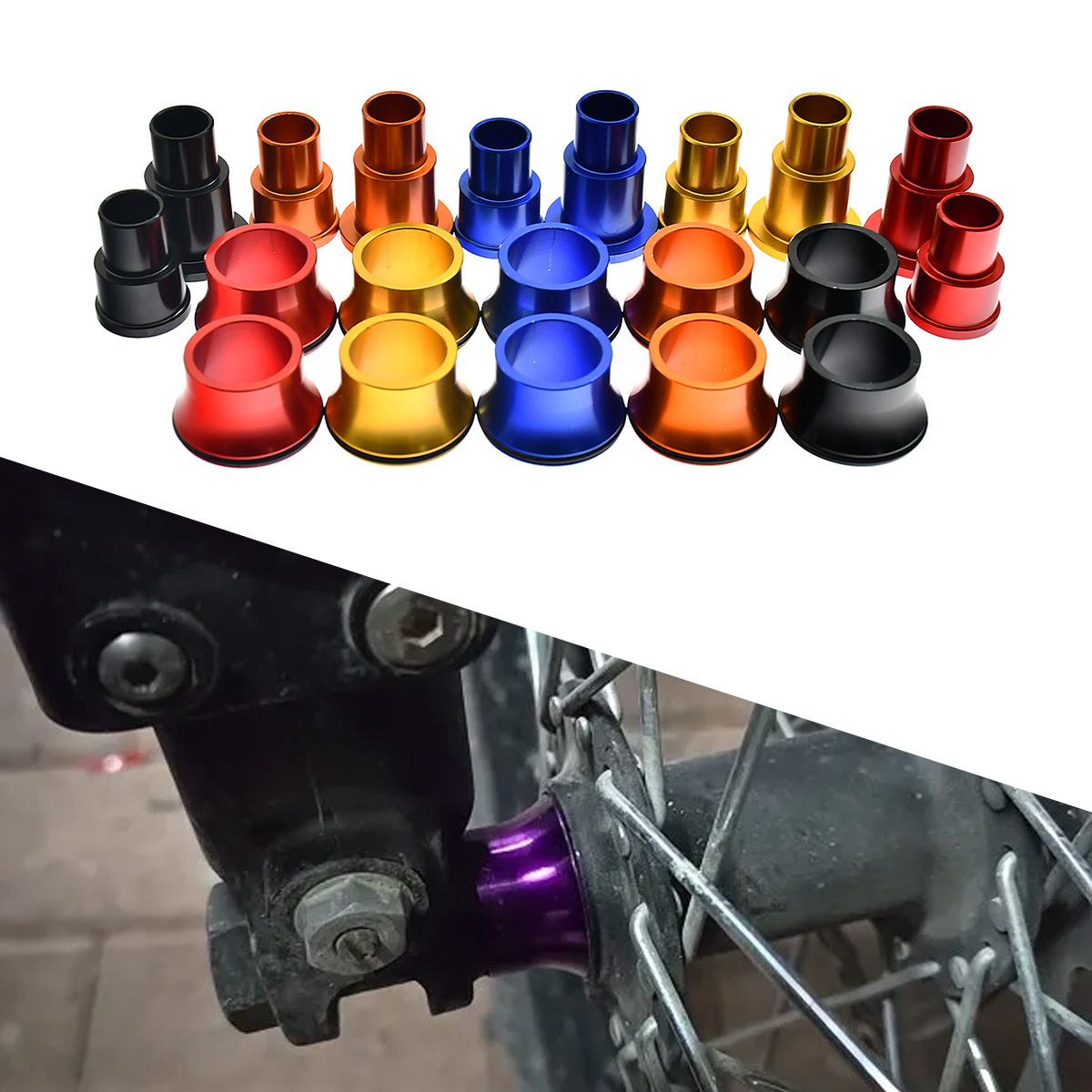 Bike Light Front Rear - قطع غيار وملحقات خفيفة الوزن معدلة
