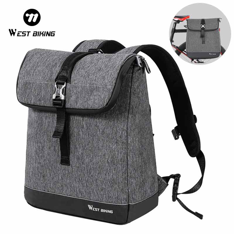 Cycling Commuter Backpack Laptop - حقيبة ظهر WEST BIKING للدراجات الهوائية