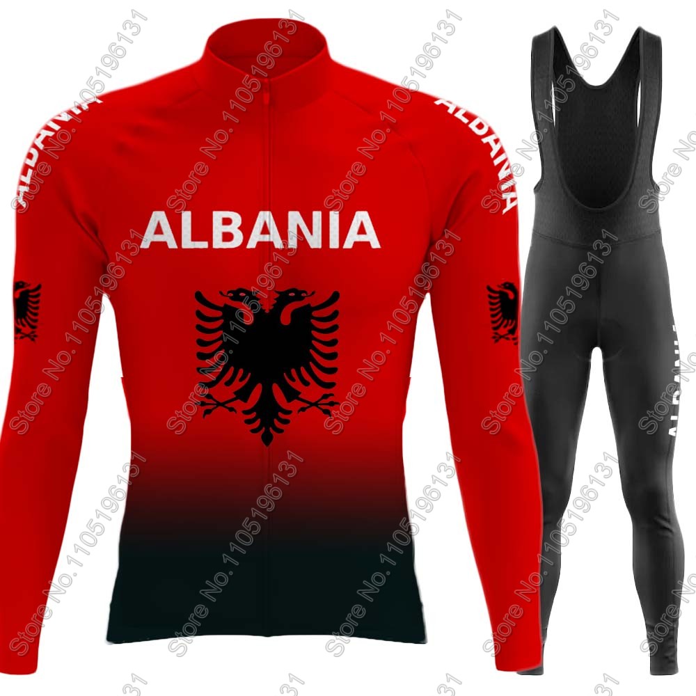 Cycling Commuter Clothing - ألبانيا المنتخب الوطني 2026 الدراجات جيرسي