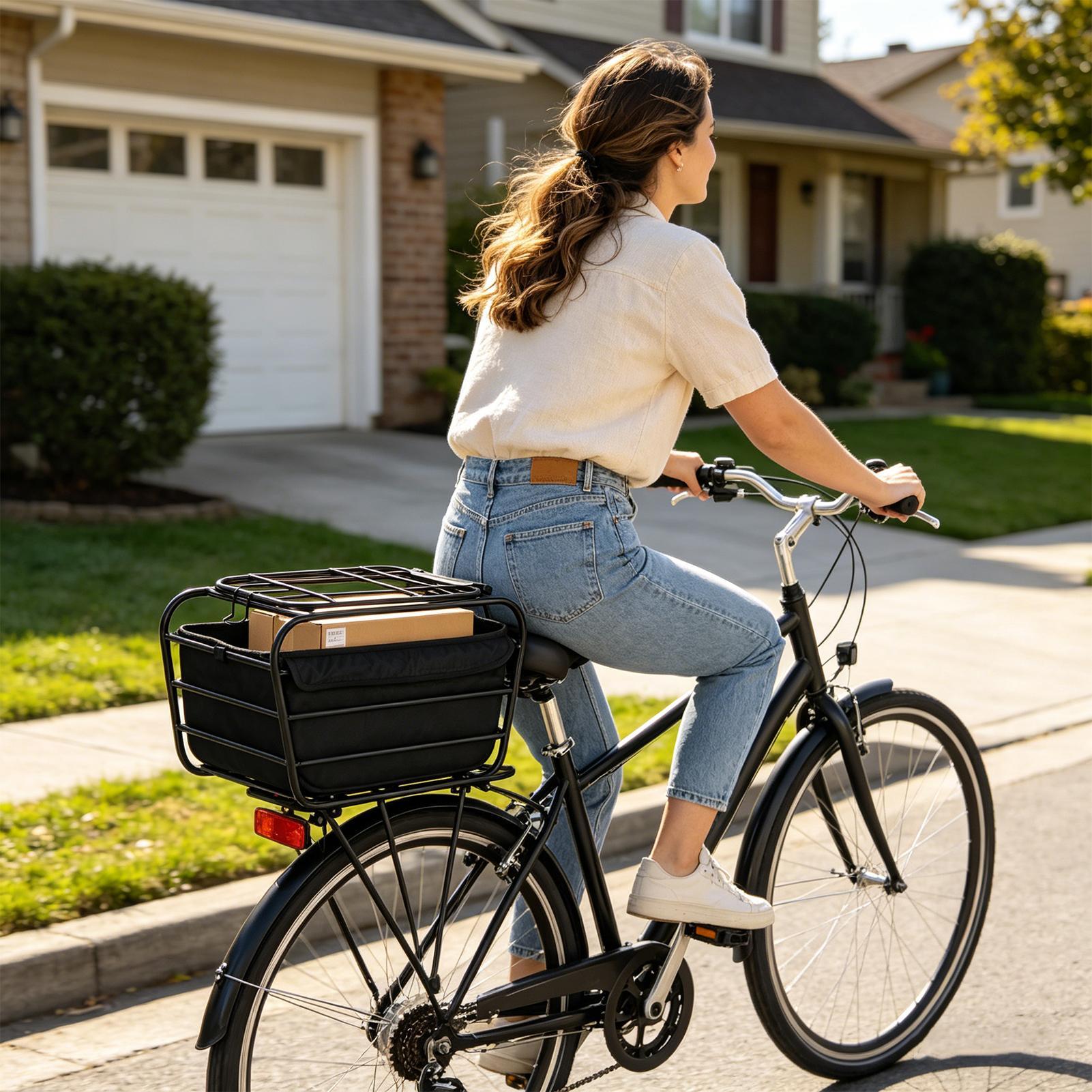سلة دراجة كبيرة الحجم وعالية ا - مراجعة Cycling Commute وسعره