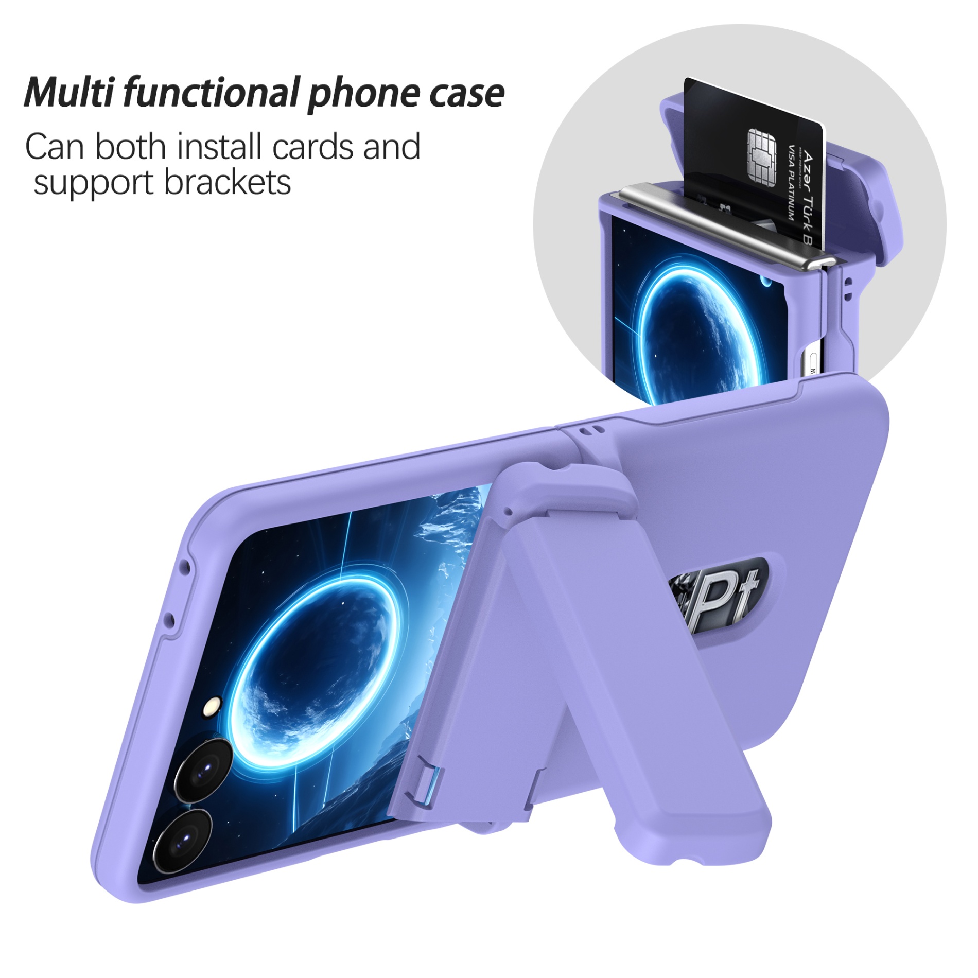 غطاء هاتف مع حامل وحماية للمسن - مراجعة Kickstand Adjustable وسعره