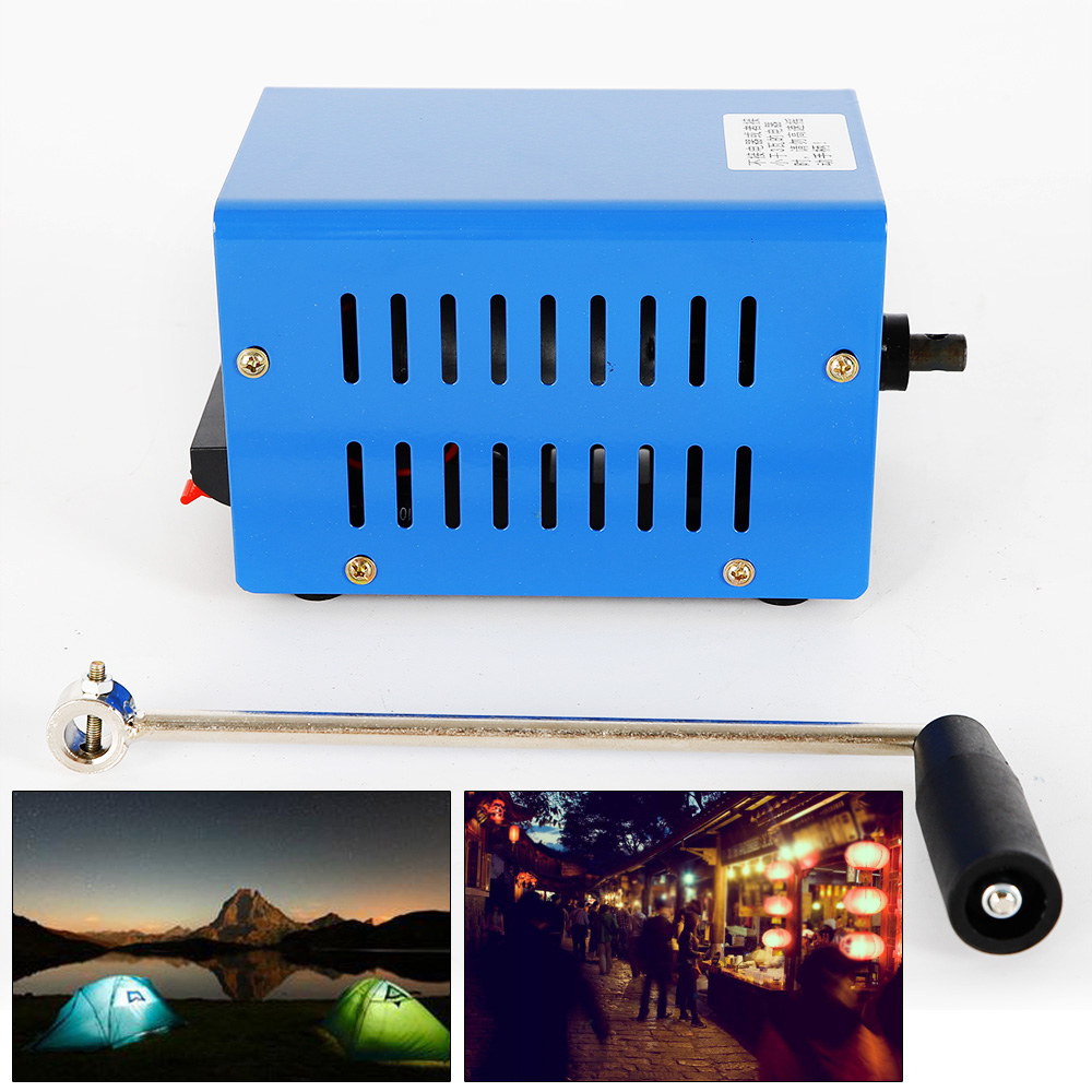 مولد شاحن كرنك يدوي متعدد الوظ - مراجعة Usb Charger Dynamo وسعره
