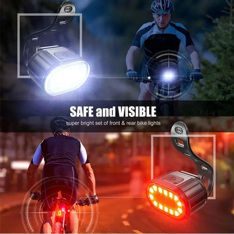 أضواء دراجة أمامية وخلفية قابل - مراجعة Bike Light Front Rear وسعره