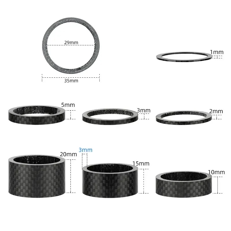 دراجة ألياف الكربون الفواصل ل  - مراجعة Bell Handlebar Ring وسعره