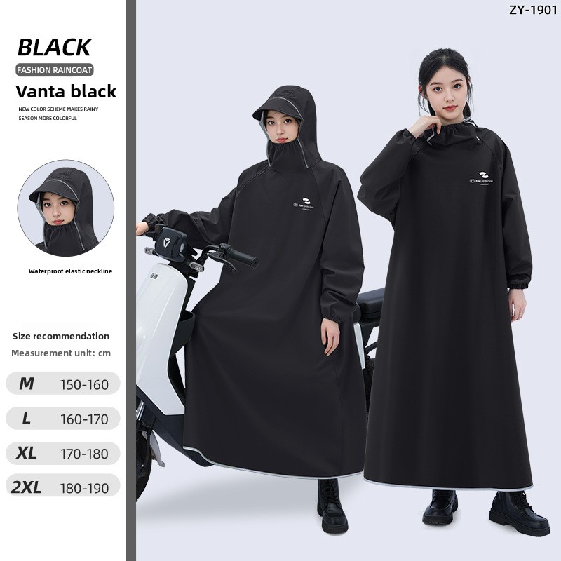 معطف مطر طويل الأكمام مقاوم لل - مراجعة Cycling Commute Rain وسعره