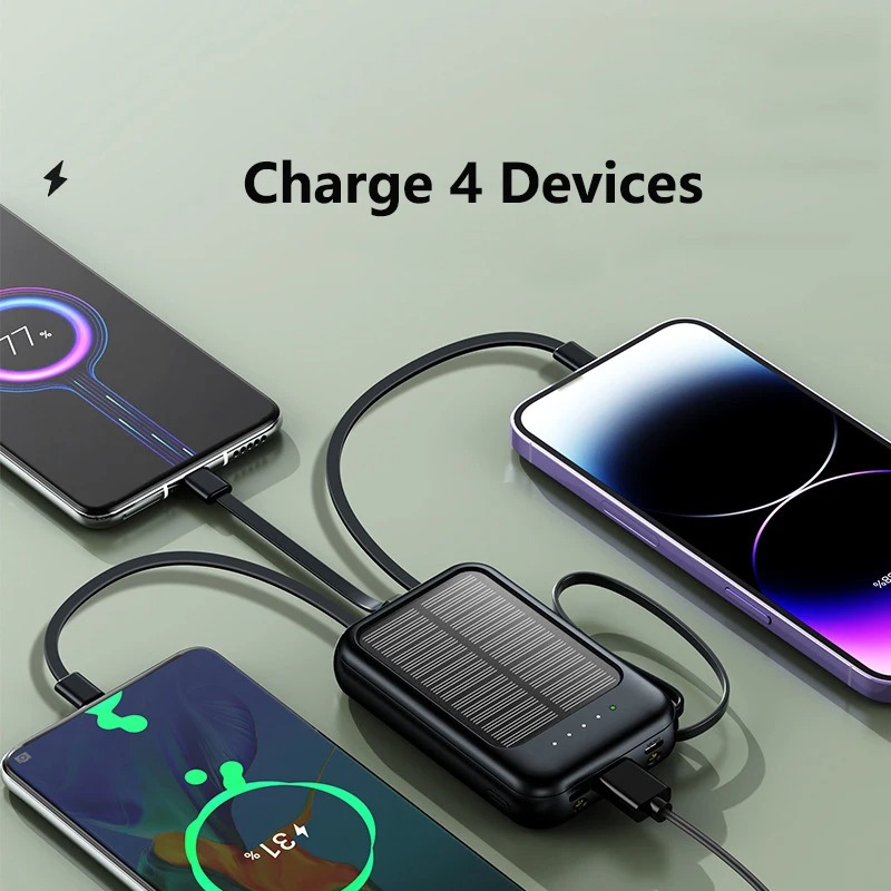 VIVO 50000mAh قدرة عالية بنك ا - مراجعة Usb Charger Dynamo وسعره